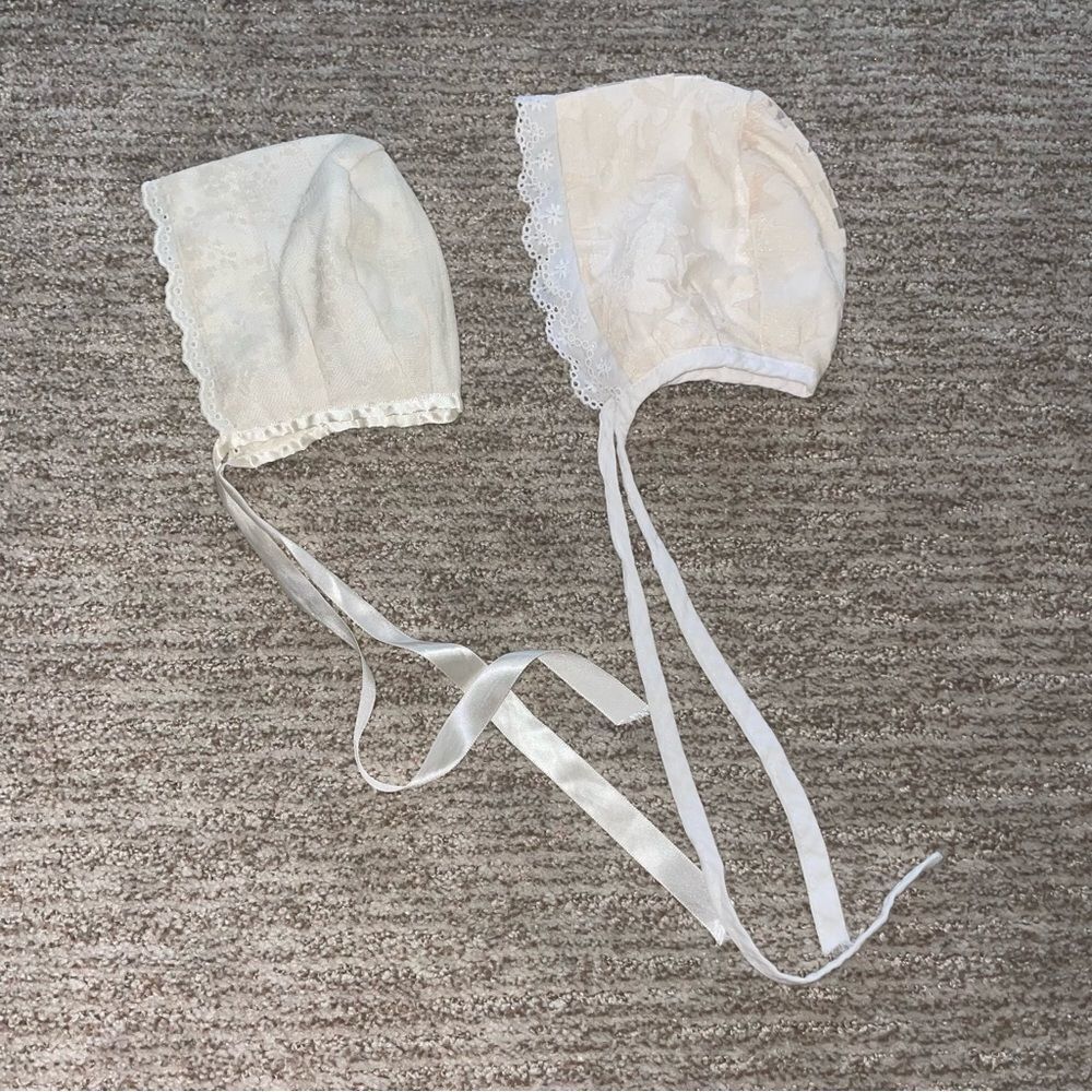 HANDMADE Baby Bonnets